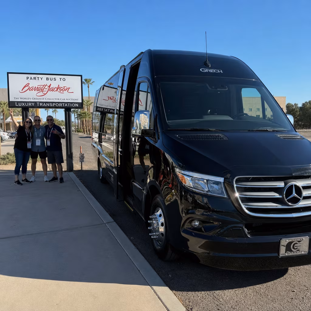 Party Bus to Barrett-Jackson