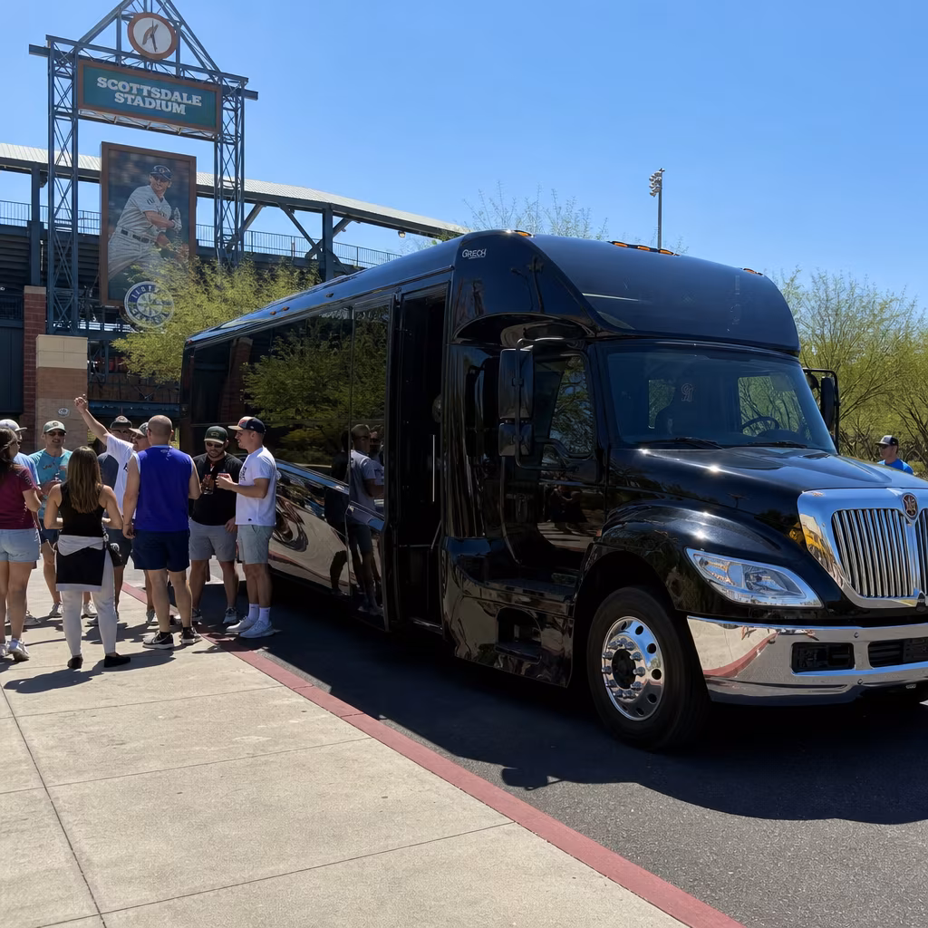 Rent a Bus to Scottsdale Stadium