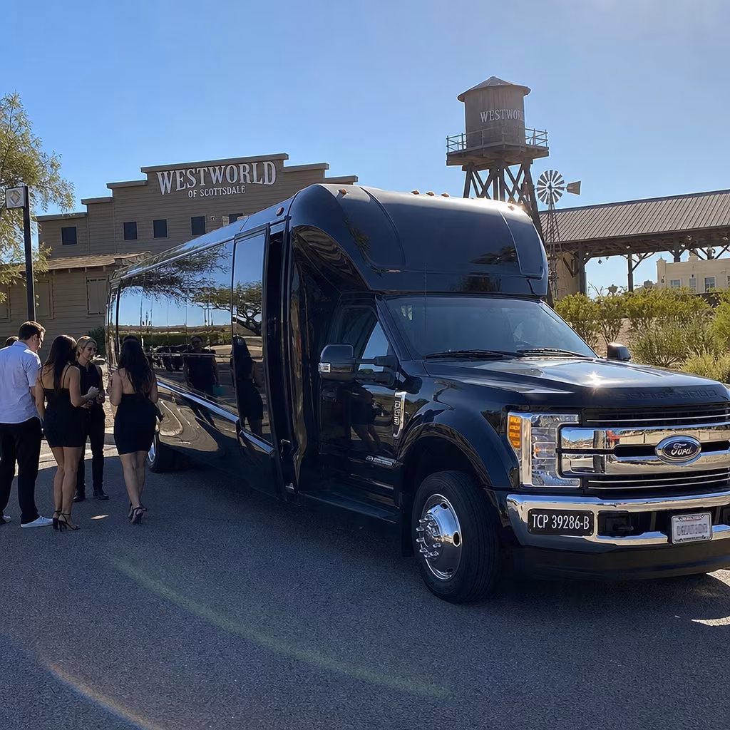 Rent a Bus to WestWorld of Scottsdale