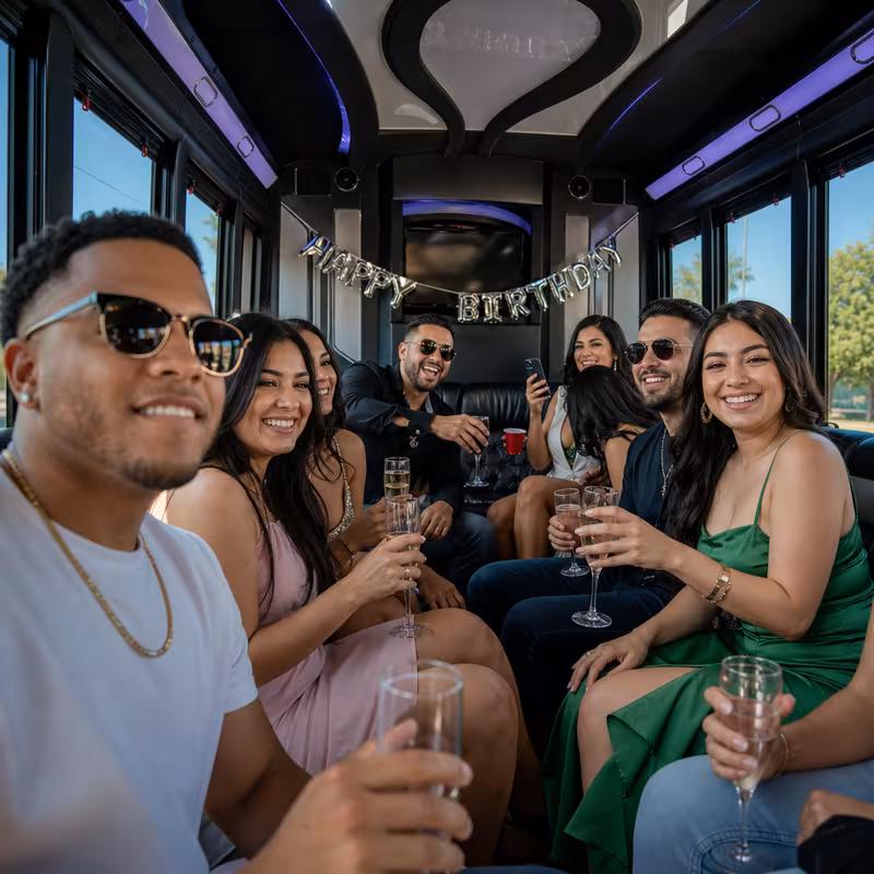 Scottsdale Birthday Transportation fleet vehicle