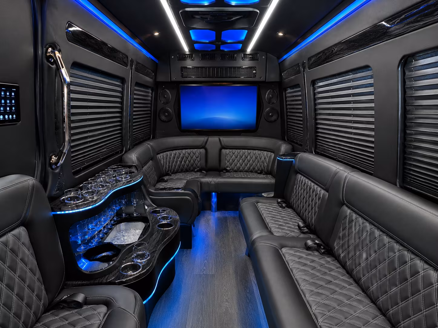 Scottsdale School Event Transportation party bus exterior