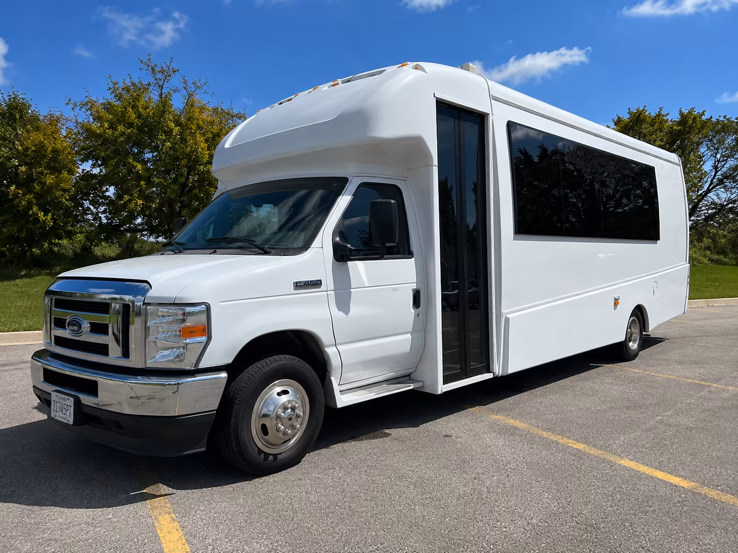 Scottsdale Sporting Event Transportation party bus exterior