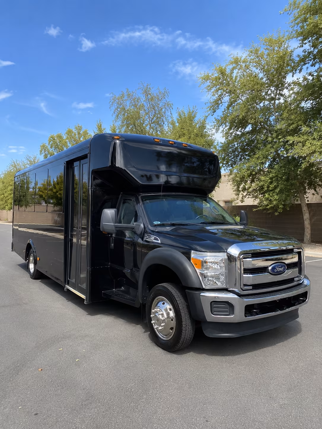 Scottsdale Wedding Transportation party bus exterior