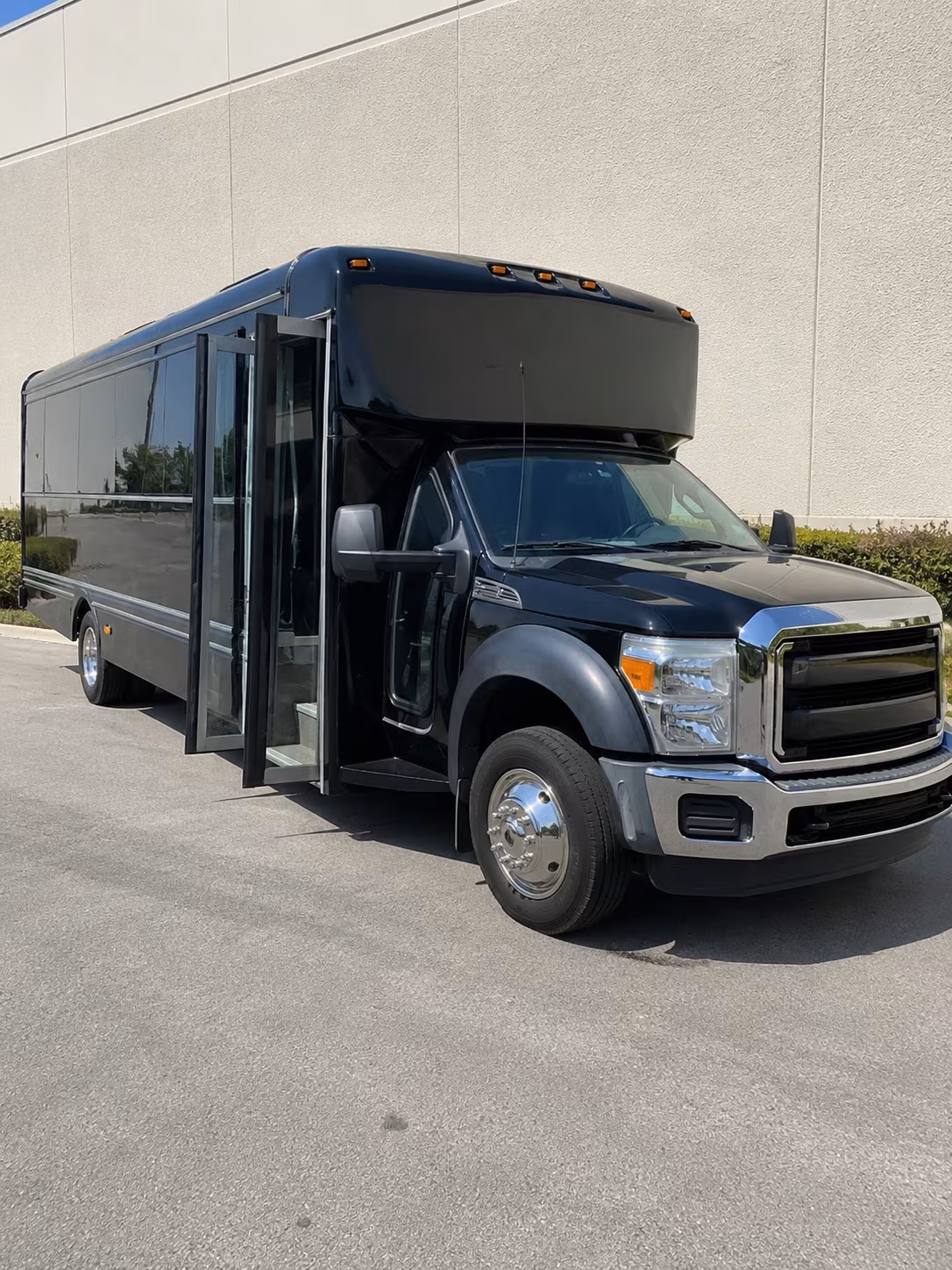 Scottsdale Wedding Transportation party bus exterior