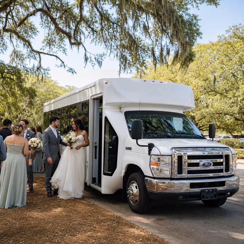 Scottsdale Wedding Transportation fleet vehicle